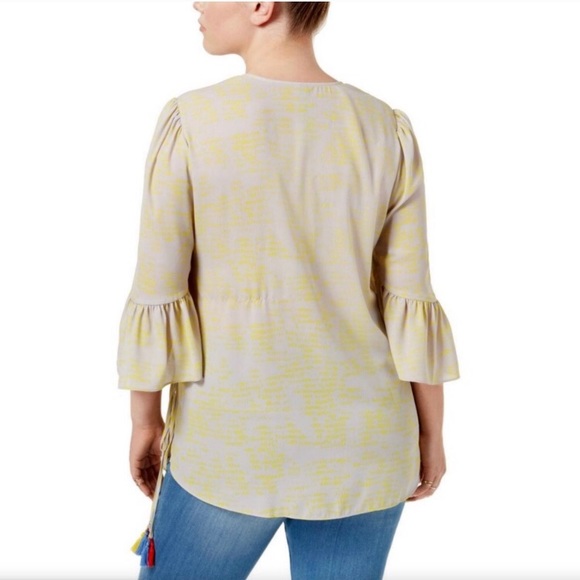 Seven Brand Melissa McCarthy Wrap Kimono Blouse - Picture 2 of 7